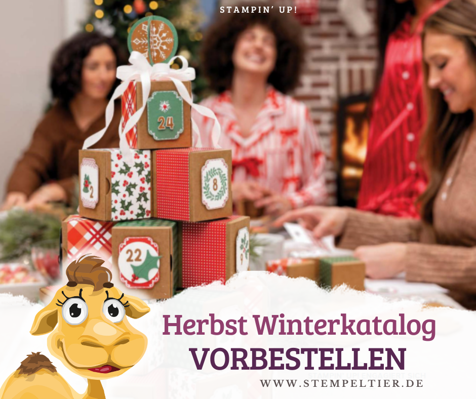 stampin up herbst winterkatalog 2026 vorbestellen stempeltier