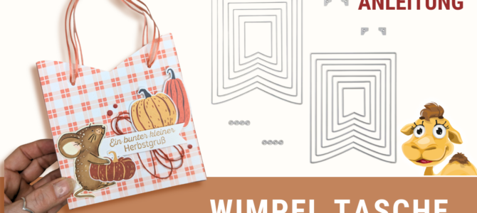 Die Maus auf der Herbsttüte – Verpackung aus WIMPEL so geht’s Die Maus auf der Herbsttüte – Verpackung aus WIMPEL so geht’s